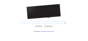 Google Censored it's logo to protest the SOPA and PIPA legislation 